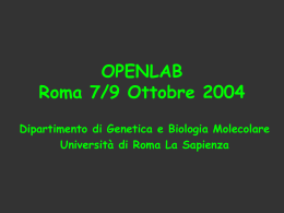 Nessun titolo diapositiva - Università degli Studi di Parma