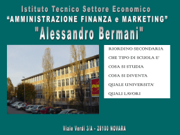 Istituto Tecnico Economico “Alessandro Bermani” - Via