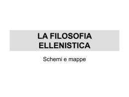 LA FILOSOFIA ELLENISTICA - Appunti del prof. Armando
