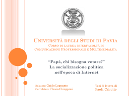 Paola Cabutto ppt - Cim - Università degli studi di Pavia