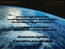 PICCHI - Cim - Università degli studi di Pavia