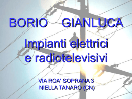 Borio Gianluca Impianti elettrici (Garra Matteo)