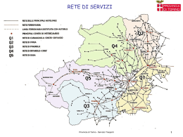 La rete di trasporto pubblico locale