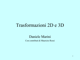 06_trasformazioni - Università degli Studi di Milano