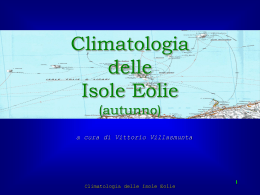 Climatologia delle Isole Eolie
