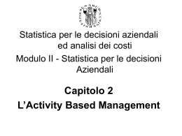 L`Activity Based Management