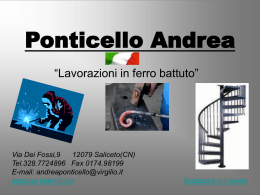 Ponticello Andrea Carpenteria