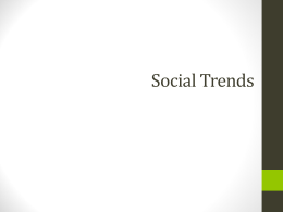 Social Trends - Lettere e Filosofia