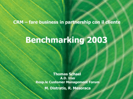 Benchmarking 2003