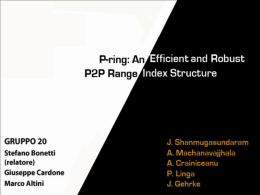 P-Ring: An Efficient and Robust P2P Range Index Structure