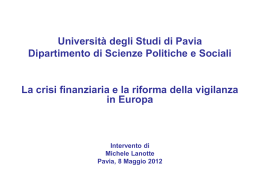 Slide 1 - Università degli Studi di Pavia