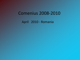 Comenius 2010