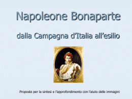 Power Point su Napoleone Bonaparte