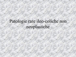 Patologie rare ileo-coliche non neoplastiche