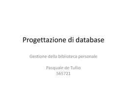 Programmazione database