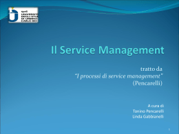 Il Service Management