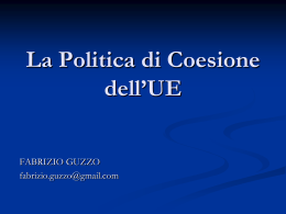 Politica di coesione UE 2014