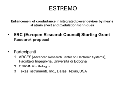 ERC (Europen Research Council) Starting Grant