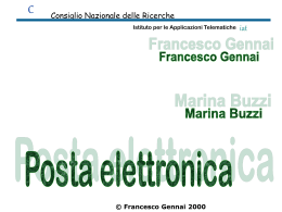Francesco Gennai 2000 - CNR Area della Ricerca di Bologna