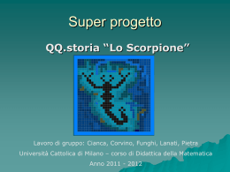 Lo scorpione - WordPress.com