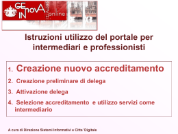 Diapositiva 1 - Comune di Genova.