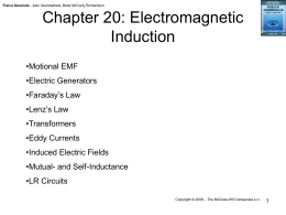 Chapter 20: Electromagnetic Induction