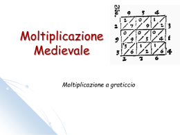 Moltiplicazione Medievale