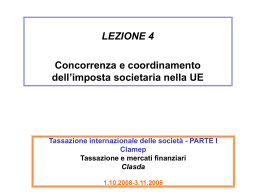 TIS Clamep - Lezione.. - Università degli Studi di Bologna