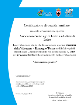 Associazione Vela Lago di Ledro asd-Pieve di