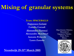 Mixing of granular systems