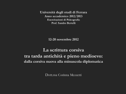 Mezzetti_12 nov. 2012 - Università degli Studi di Ferrara