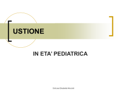 USTIONE - PediatriaMuccioli
