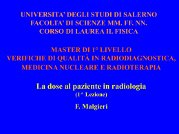 Radioprotezione - Azienda USL di Ferrara