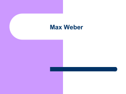 max weber da pubblicare
