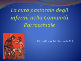 La cura pastorale degli infermi nella Comunità Parrocchiale