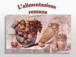alimentazione romana