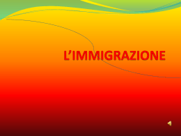 L*IMMIGRAZIONE - Istituto Comprensivo Roccapiemonte
