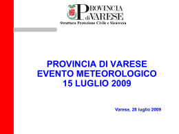 Progetto Branding Provincia di Varese