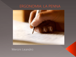 ERGONOMIA - IFTS Legno Arredo