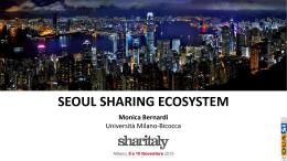 The «SHARING CITY SEOUL» project