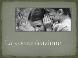 La comunicazione