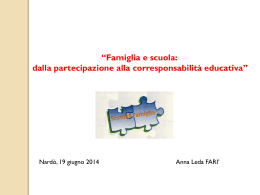 Diapositiva 1 - Ufficio Scuola Diocesi Nardò Gallipoli