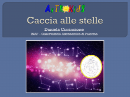 Caccia alle stelle - Osservatorio Astronomico di Palermo