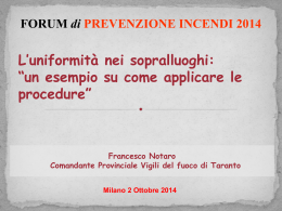 Diapositiva 1 - Forum di Prevenzione Incendi