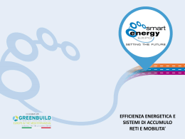 efficienza energetica e sistemi di accumulo reti