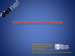 Introduzione a CardSpace