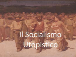 Il Socialismo Utopistico