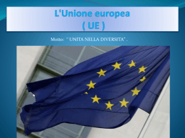 L`Unione europea (abbreviata in UE ) - Over-blog