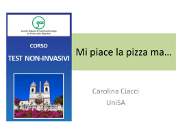 Caso clinico: “Mi piace la pizza, ma...” (C. Ciacci)