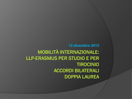 Mobilità internazionale - Università degli Studi di Trento